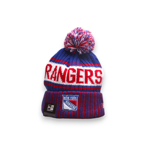 New Era - Bonnet des New York Rangers avec pompon