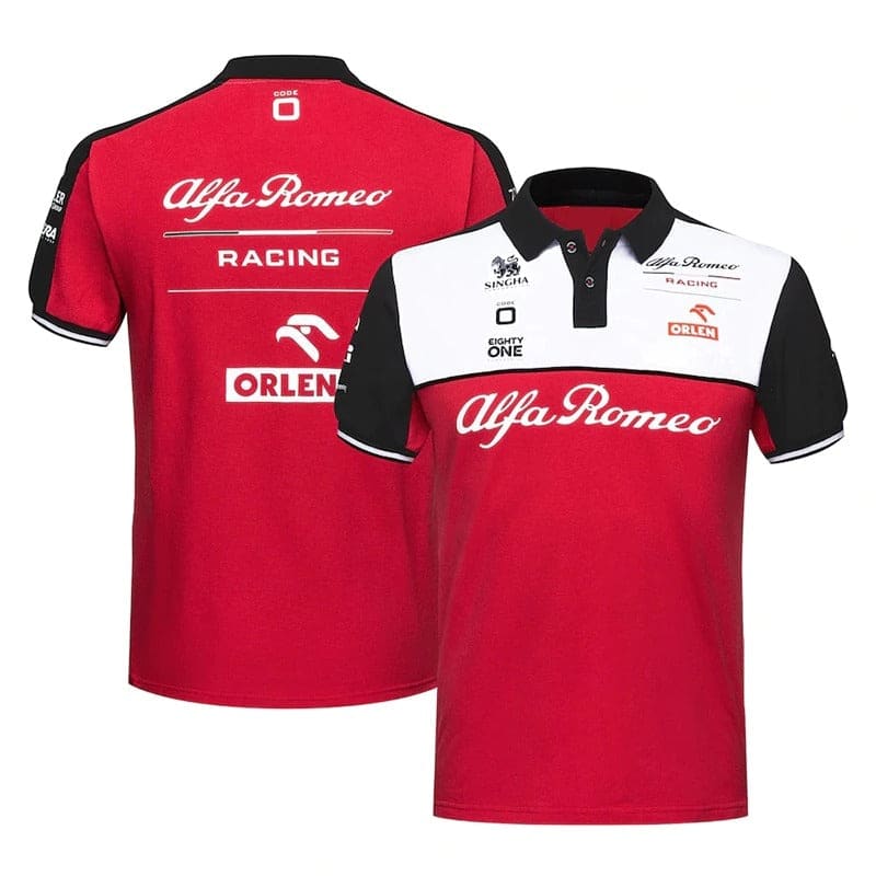 Alfa Romeo Racing F1 Team Polo - Red | Alfa Romeo