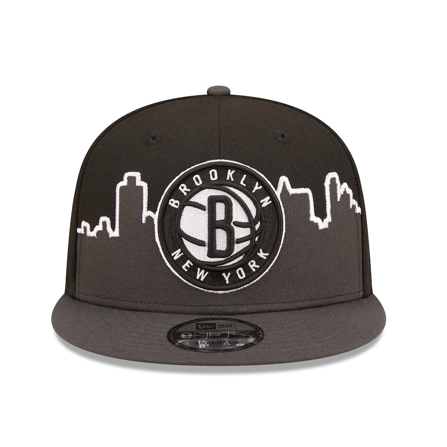 New Era Brooklyn Nets 2022 Tip-Off 9FIFTY Snapback Hat - Charcoal/Black