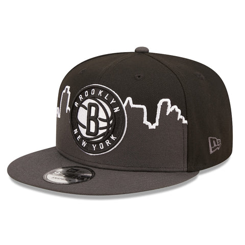 New Era Brooklyn Nets 2022 Tip-Off 9FIFTY Snapback Hat - Charcoal/Black