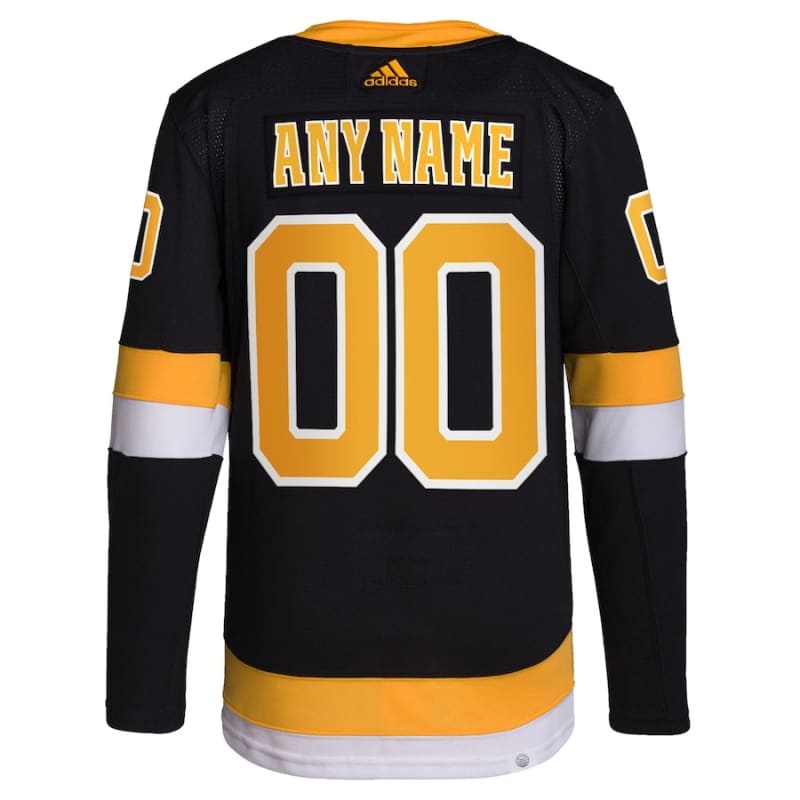 Boston Bruins adidas Alternate Authentic Custom Jersey -
