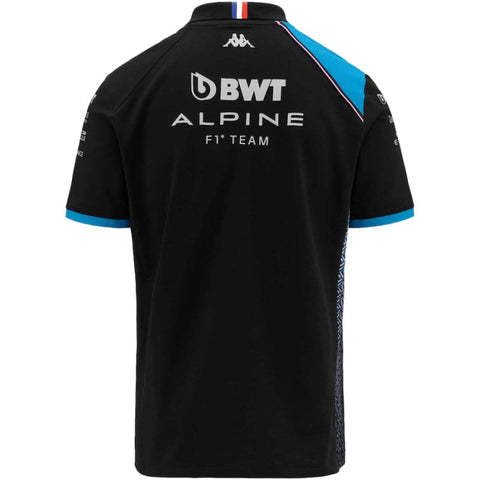 BWT Alpine F1 Team 2023 Polo Shirt - Black | Kappa