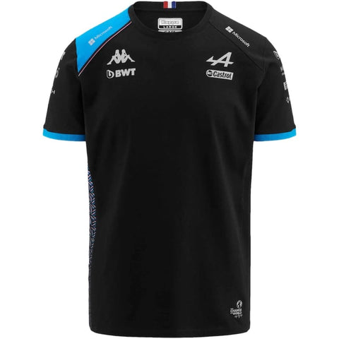 BWT Alpine F1 Team 2023 T-Shirt - Black | Kappa