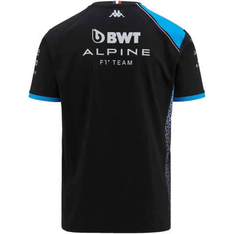 BWT Alpine F1 Team 2023 T-Shirt - Black | Kappa