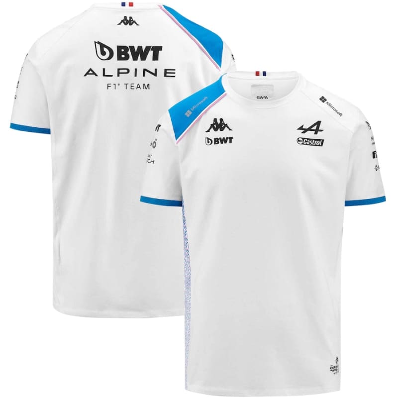 BWT Alpine F1 Team 2023 T-Shirt - White | Kappa