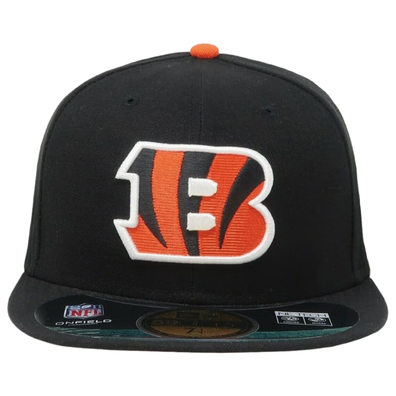 Cincinnati Bengals New Era Black 59FIFTY Fitted Hat | New