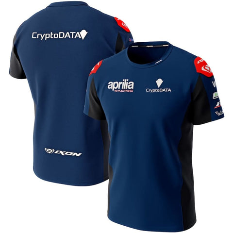 CryptoDATA Aprilia RNF MotoGP 2023 Team T-Shirt | CryptoDATA