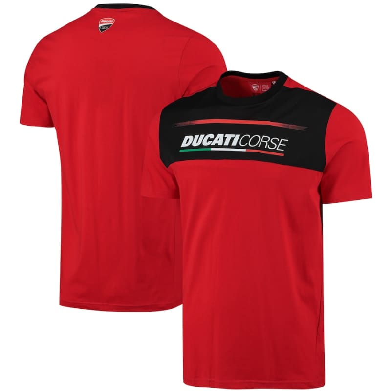 Ducati Lenovo motoGP Team T-Shirt - Red | Ducati Levono