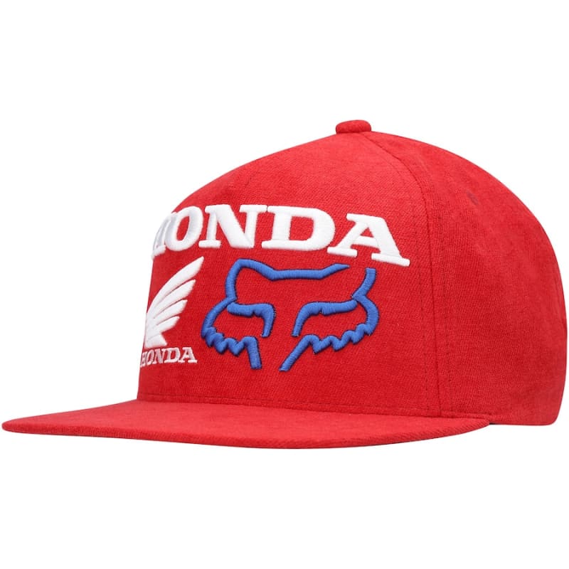 Fox Honda HRC Snapback Hat - Red | Fox