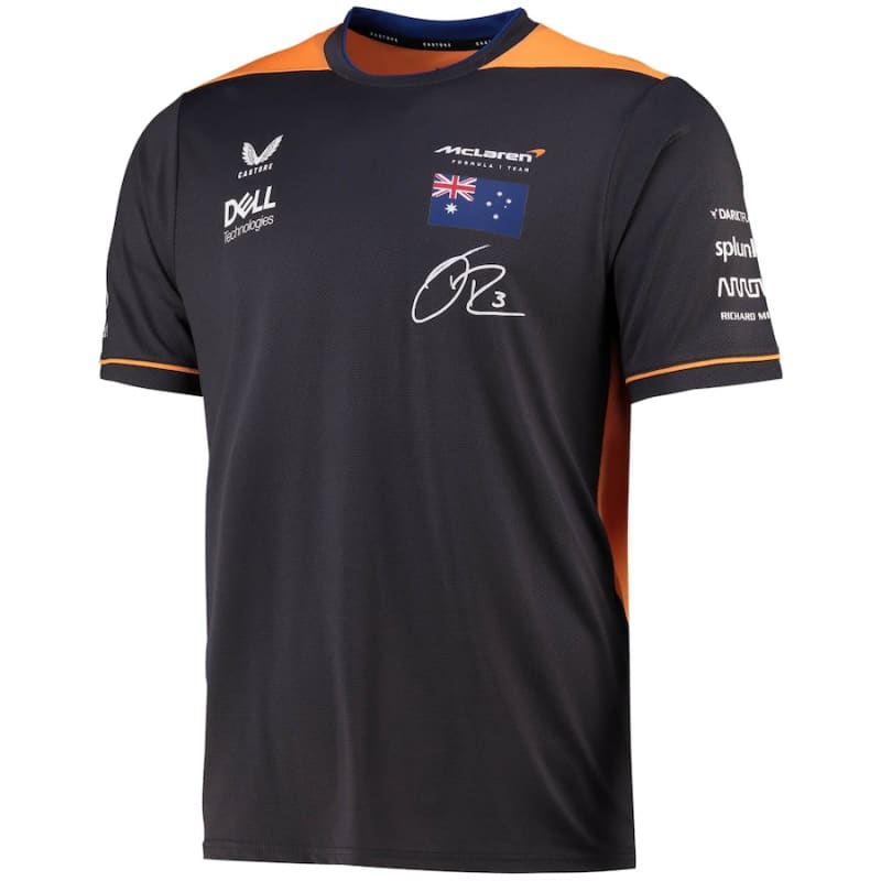 McLaren 2022 Team Drivers Set Up T-Shirt Daniel Ricciardo -