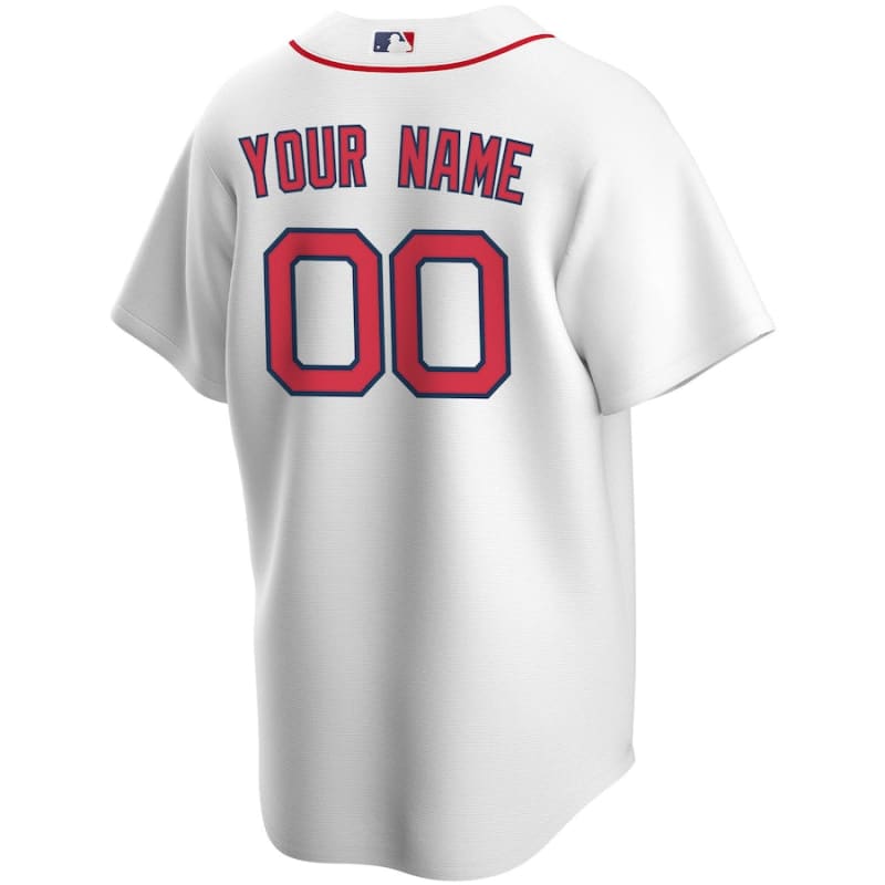Men’s Boston Red Sox Nike White Home Replica Custom Jersey |