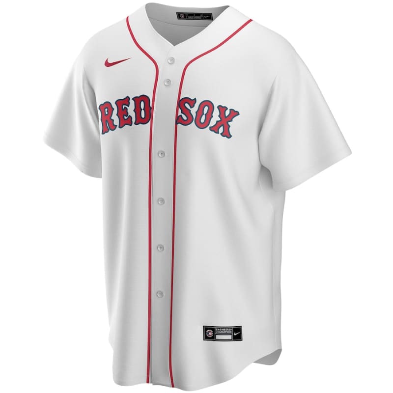 Men’s Boston Red Sox Nike White Home Replica Custom Jersey |