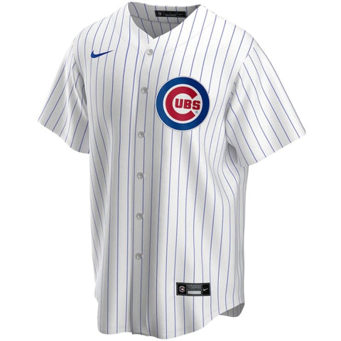Men’s Chicago Cubs Nike White Home Replica Custom Jersey |