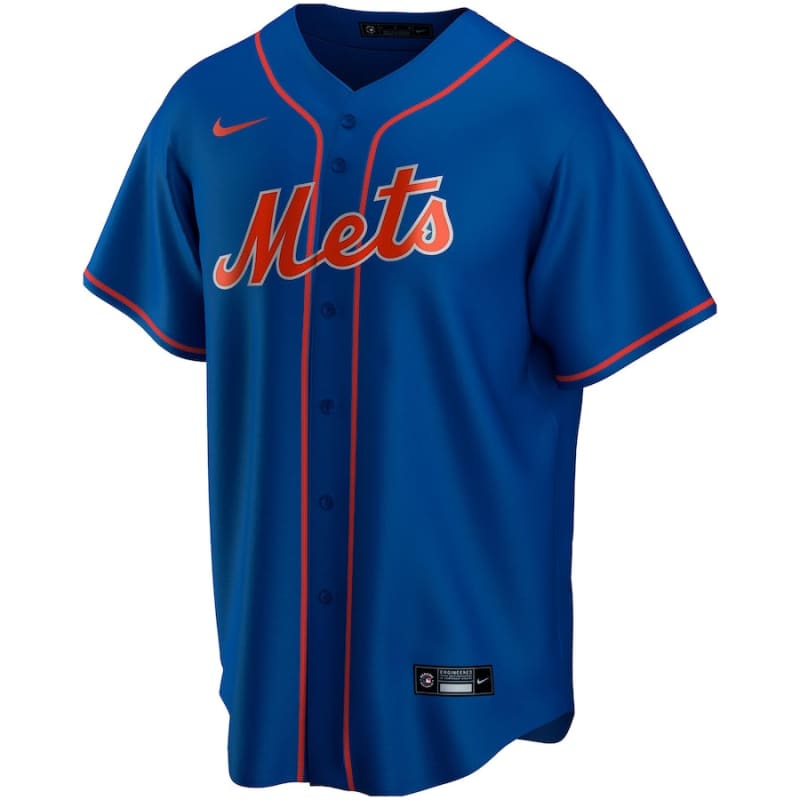 Men’s New York Mets Nike Royal Alternate Replica Custom