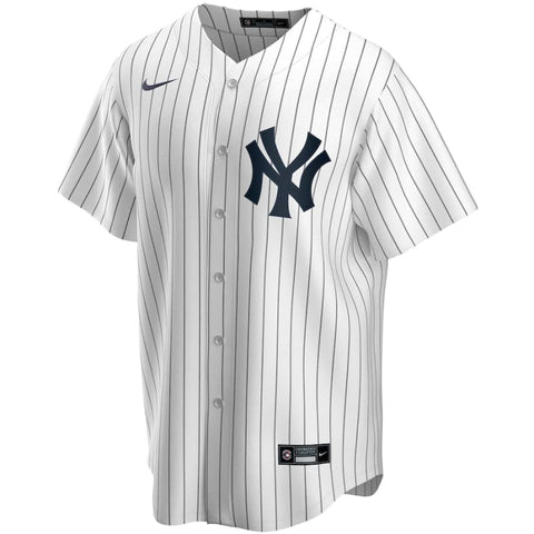 Men’s New York Yankees Nike White Home Replica Custom Jersey