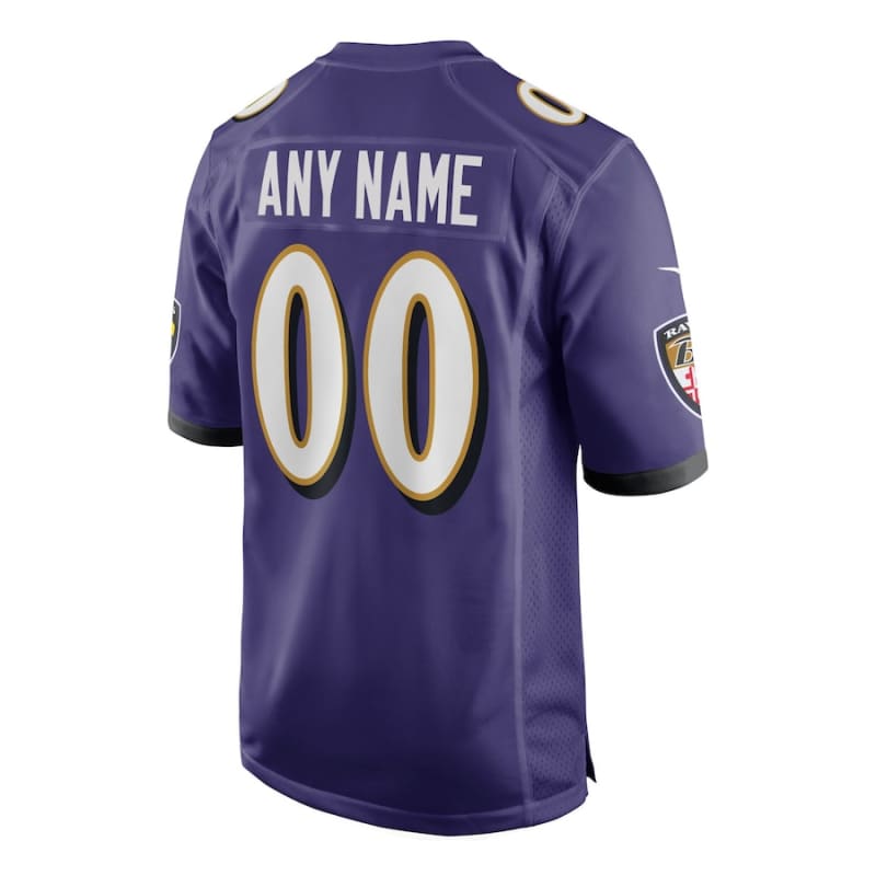 Men’s Nike Purple Baltimore Ravens Custom Jersey | Nike