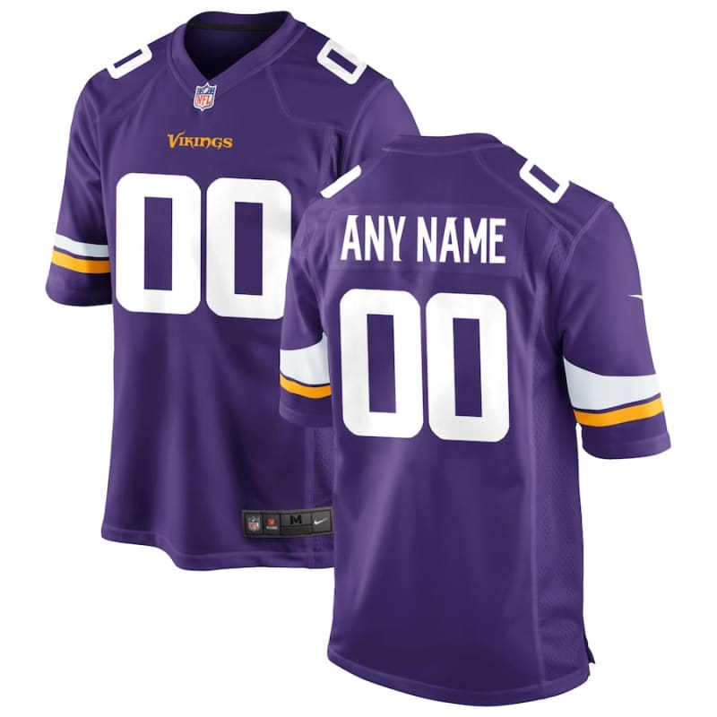 Men’s Nike Purple Minnesota Vikings Custom Jersey | Nike