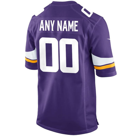 Men’s Nike Purple Minnesota Vikings Custom Jersey | Nike