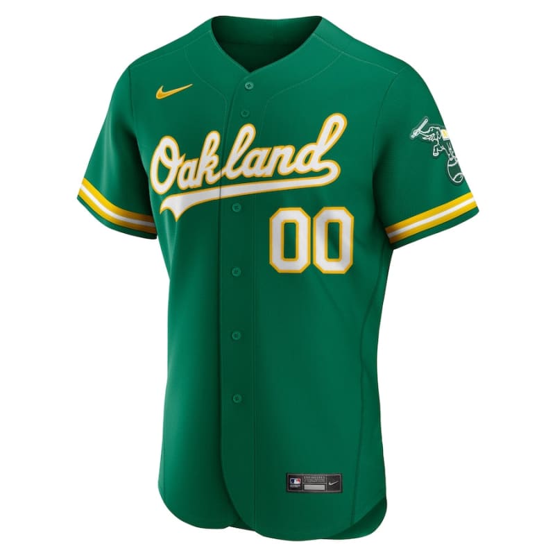 Men’s Oakland Athletics Nike Green Alternate Authentic