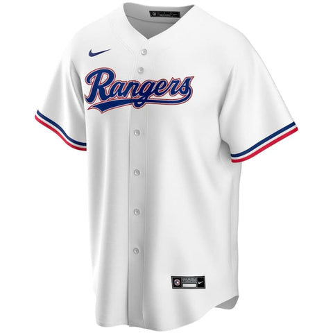 Men’s Texas Rangers Nike White Home Replica Custom Jersey |