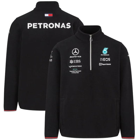Mercedes AMG Petronas F1 2022 Team 1/4 Zip Sweat | Mercedes