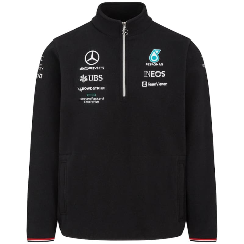 Mercedes AMG Petronas F1 2022 Team 1/4 Zip Sweat | Mercedes
