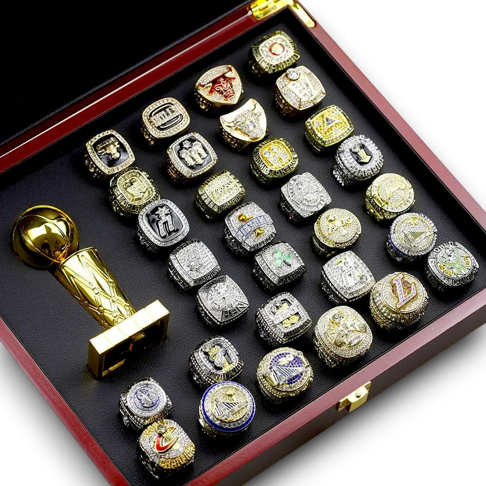 NBA Championship Ring Collection 1991-2022 32-Piece