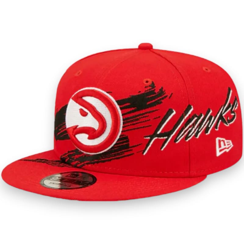 New Era Atlanta Hawks Paintbrush Snapback Adjustable Hat -