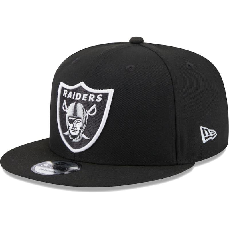 New Era Black Las Vegas Raiders Icon 9FIFTY Snapback Hat |