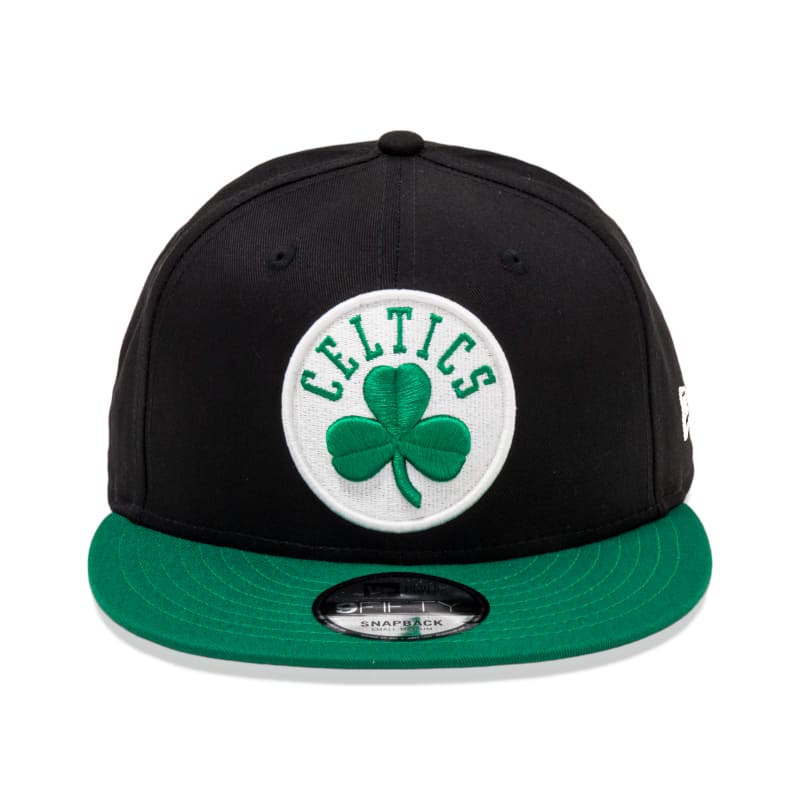 New Era Boston Celtics 9FIFTY Snapback Adjustable Hat Black