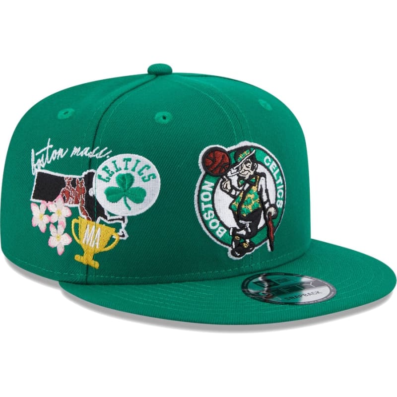 New Era Boston Celtics Icon 9FIFTY Snapback Hat - Kelly