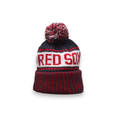 New Era Boston Red Sox beanie with pom - Red | New Era