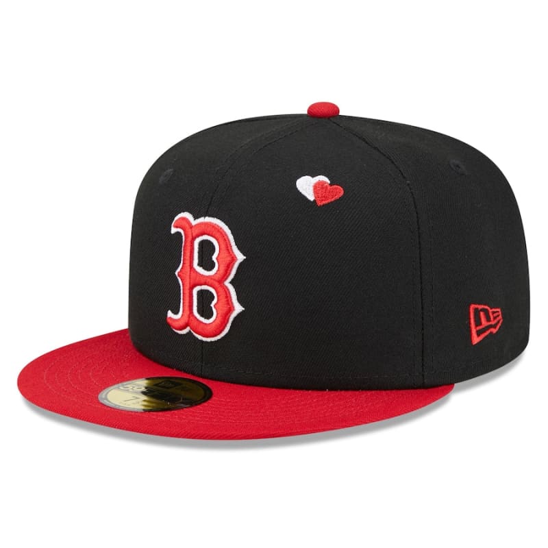New Era Boston Red Sox Hearts 59FIFTY Fitted Hat Black/Red |