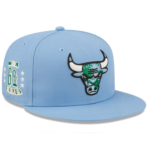 New Era Chicago Bulls NBA Global Blue Snapback Hat | New Era