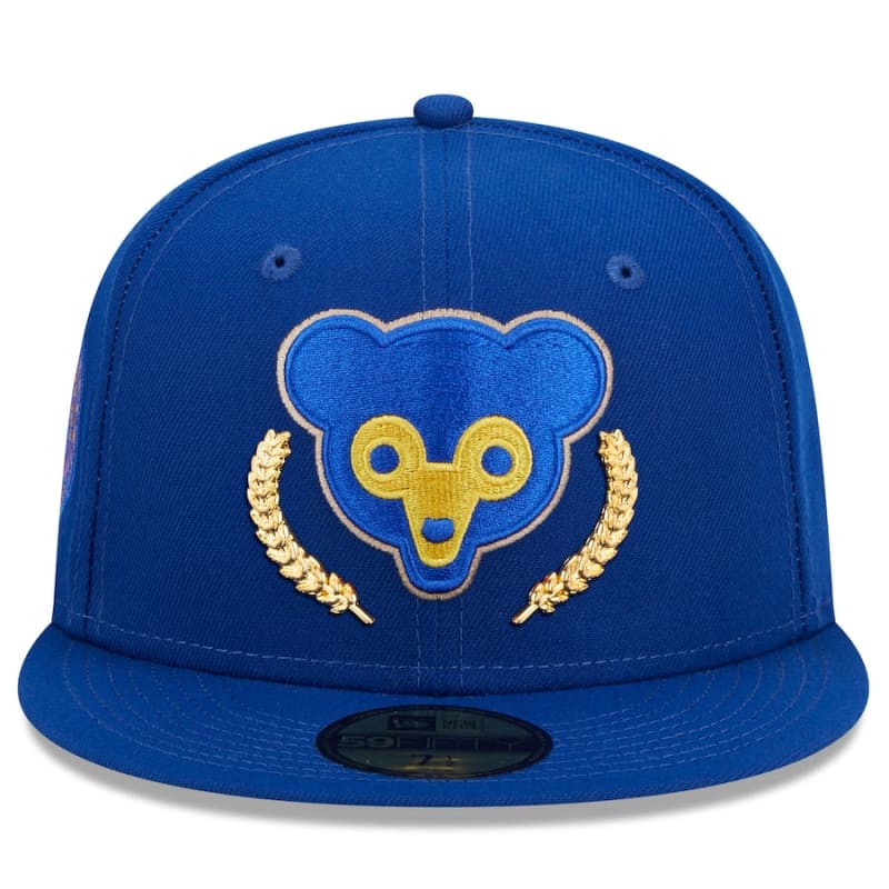 New Era Chicago Cubs Gold Leaf 59FIFTY Fitted Hat - Royal
