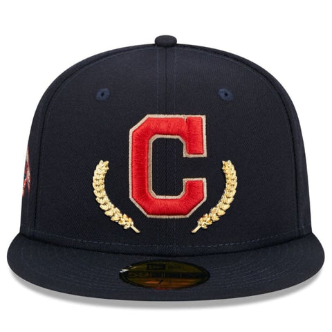 New Era Cleveland Guardians Gold Leaf 59FIFTY Fitted Hat