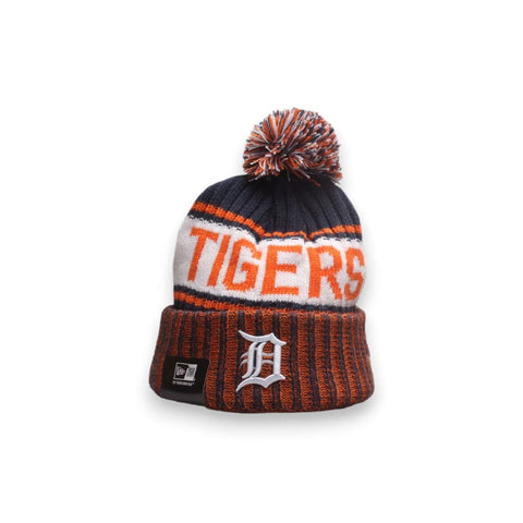 New Era Detroit Tigers beanie with pom - orange | New Era