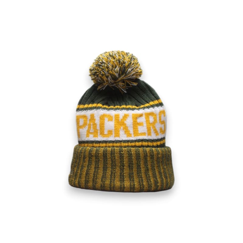 New Era Green Bay Packers hat with pom | New Era