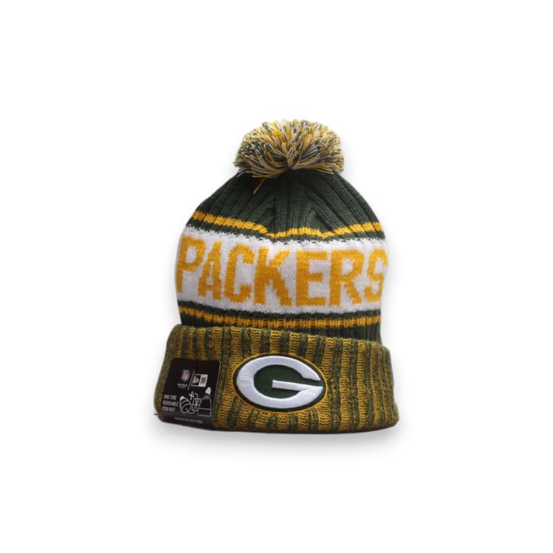 New Era Green Bay Packers hat with pom | New Era