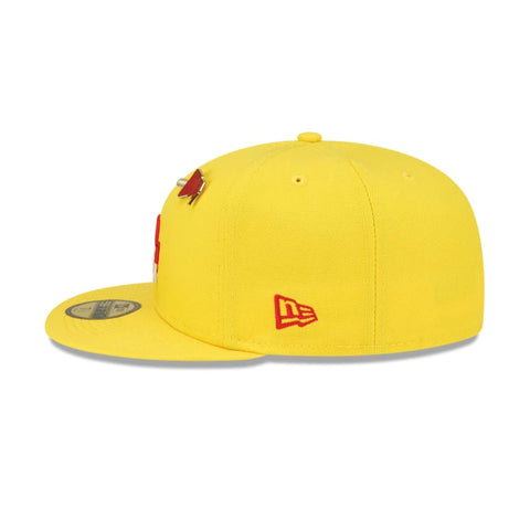 New Era LA Dodgers Icy Pop Bright Yellow 59FIFTY Fitted Cap
