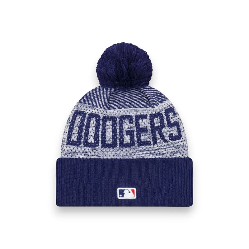New Era Los Angeles Dodgers 2023 official beanie with pom |
