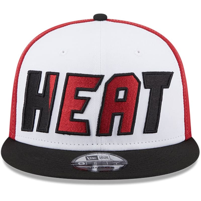 New Era Miami Heat Back Half 9FIFTY Snapback Hat