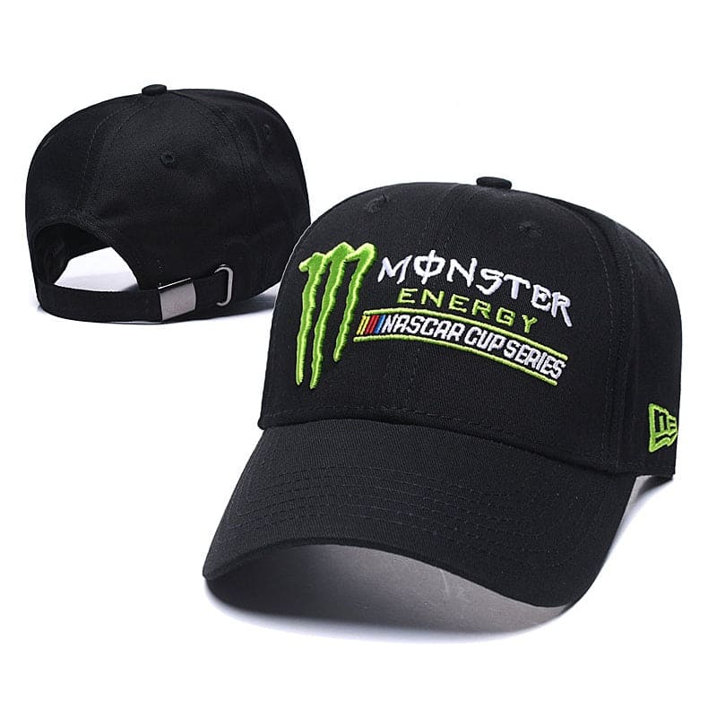 New Era Monster Energy NASCAR Strapback Hat - Black | New