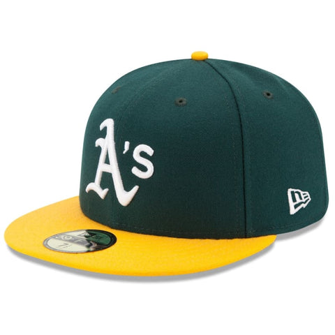 New Era Oakland Athletics Green/Yellow Authentic On-Field