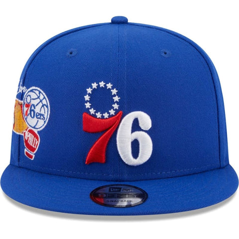 New Era Philadelphia 76ers Icon 9FIFTY Snapback Hat - Royal