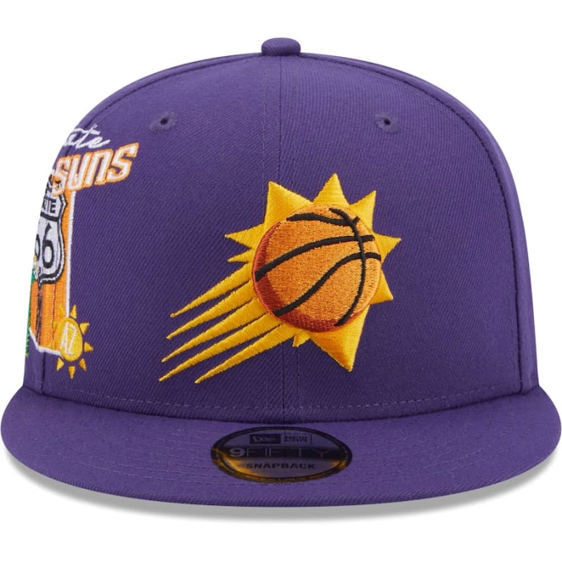 New Era Phoenix Suns Icon 9FIFTY Snapback Hat - Purple