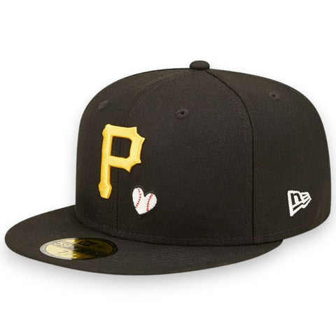 New Era Pittsburgh Pirates MLB Team Heart Black 59FIFTY