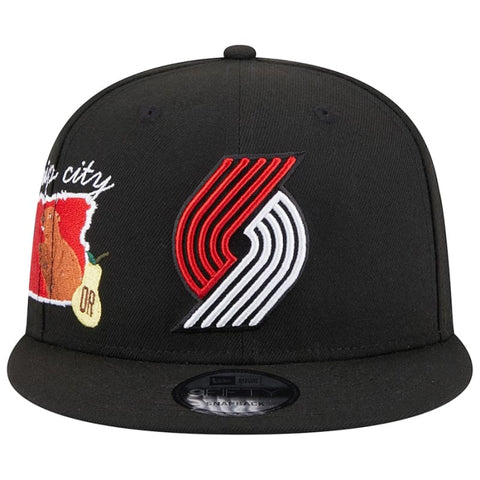New Era Portland Trail Blazers Icon 9FIFTY Snapback Hat
