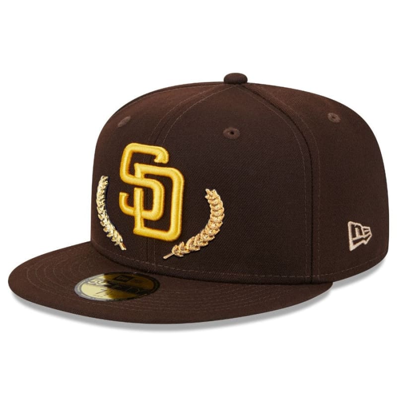 New Era San Diego Padres Gold Leaf 59FIFTY Fitted Hat