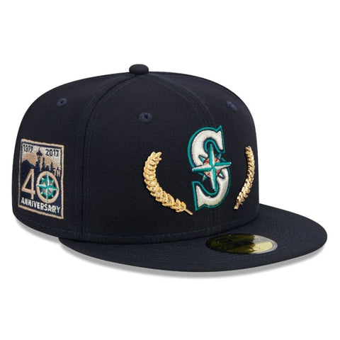 New Era Seattle Mariners Gold Leaf 59FIFTY Fitted Hat